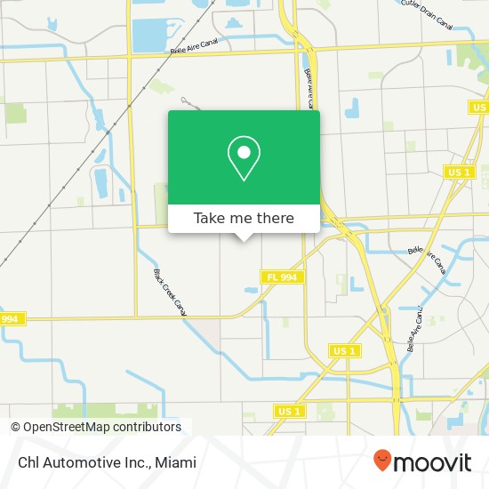 Chl Automotive Inc. map
