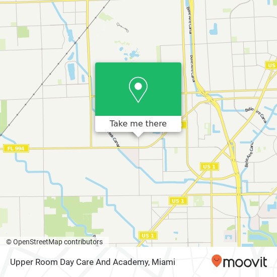 Upper Room Day Care And Academy map