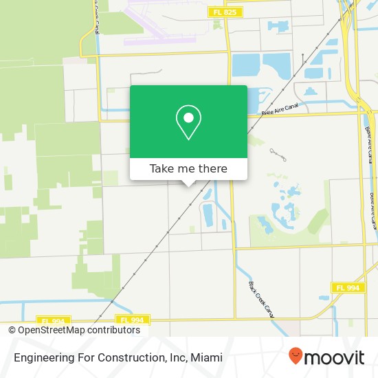 Engineering For Construction, Inc map