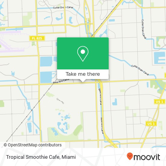 Tropical Smoothie Cafe map