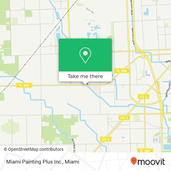 Miami Painting Plus Inc. map