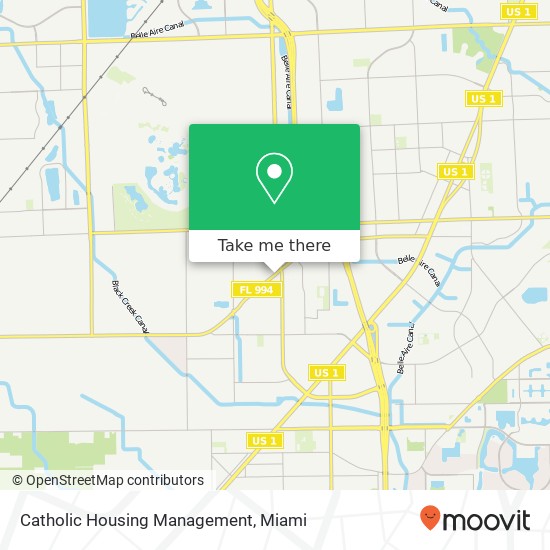 Catholic Housing Management map