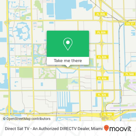 Direct Sat TV - An Authorized DIRECTV Dealer map