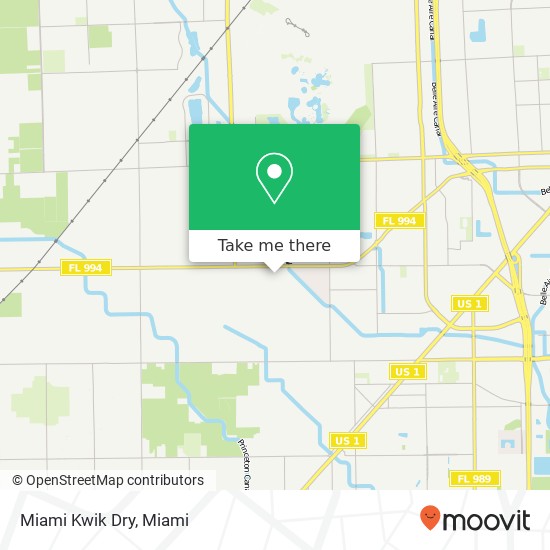 Mapa de Miami Kwik Dry