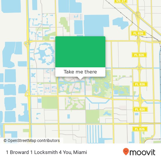 1 Broward 1 Locksmith 4 You map