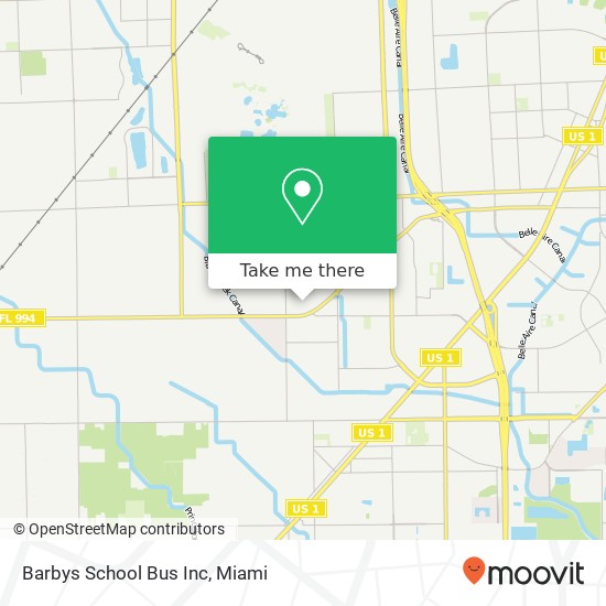 Barbys School Bus Inc map