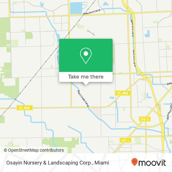 Osayin Nursery & Landscaping Corp. map