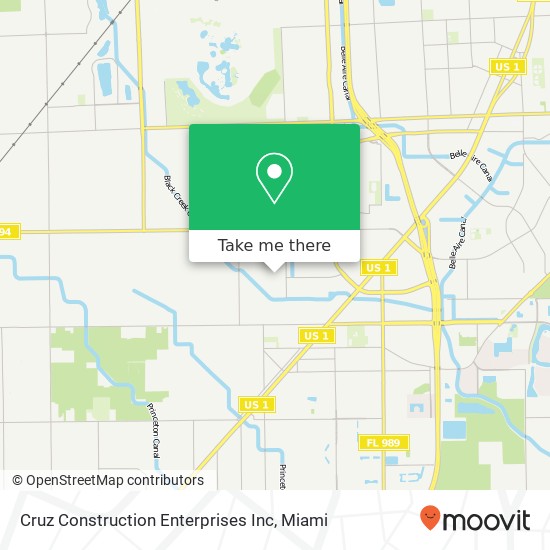 Cruz Construction Enterprises Inc map