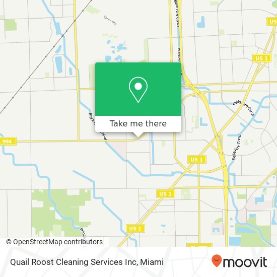 Mapa de Quail Roost Cleaning Services Inc