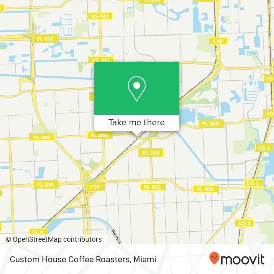 Custom House Coffee Roasters map