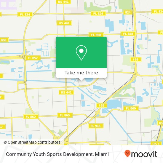 Community Youth Sports Development map