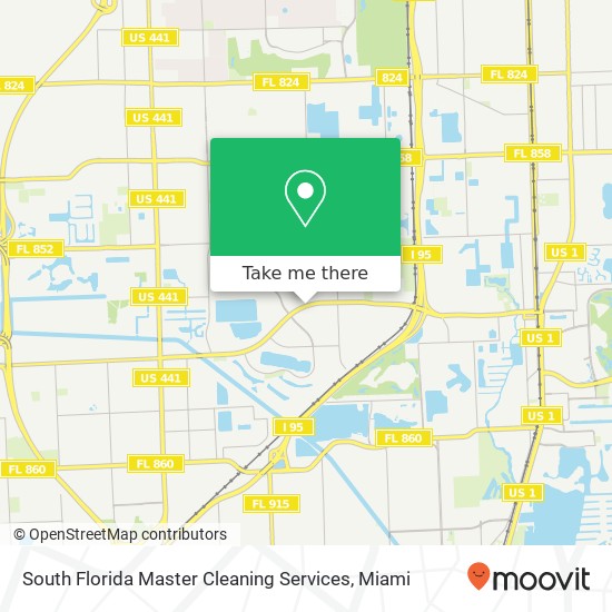 South Florida Master Cleaning Services map