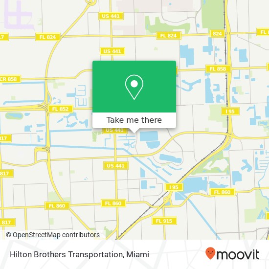Mapa de Hilton Brothers Transportation