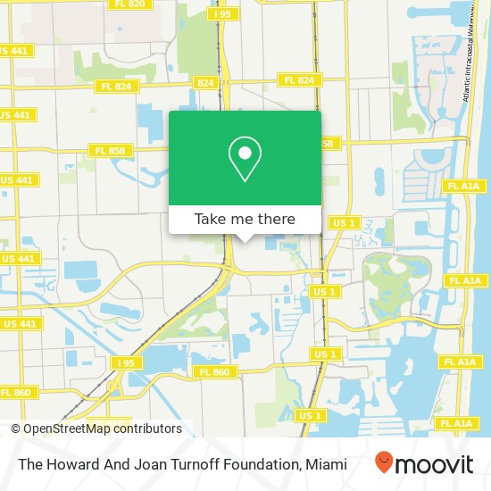 The Howard And Joan Turnoff Foundation map