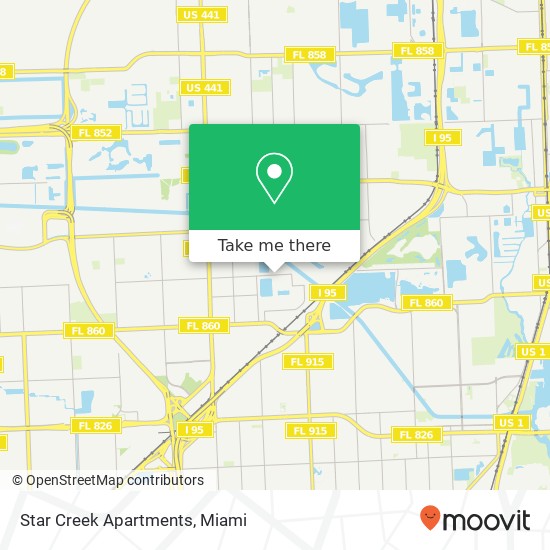 Star Creek Apartments map