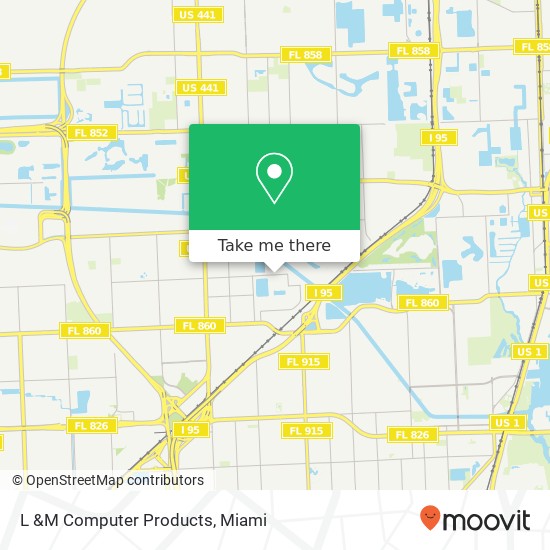 Mapa de L &M Computer Products