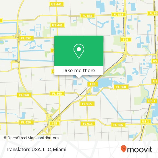 Mapa de Translators USA, LLC