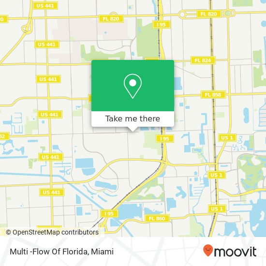 Multi -Flow Of Florida map