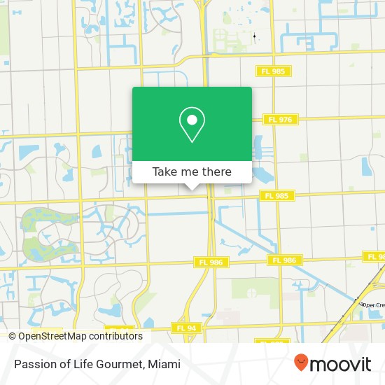 Passion of Life Gourmet map