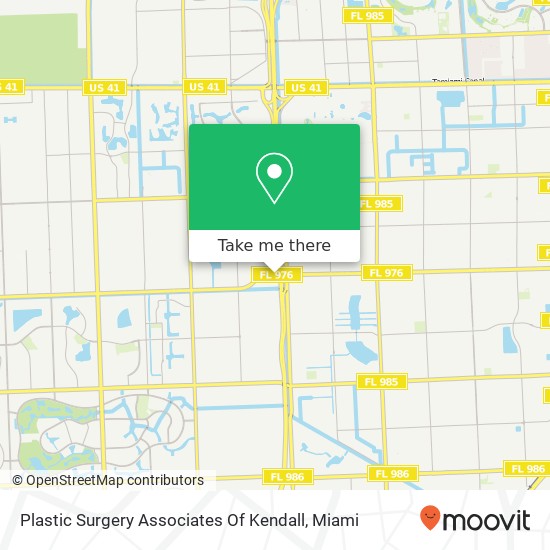 Plastic Surgery Associates Of Kendall map