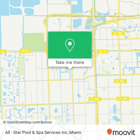 All - Star Pool & Spa Services Inc map
