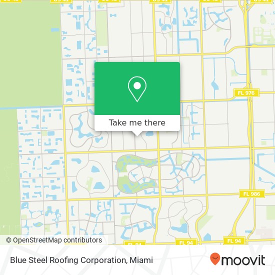 Blue Steel Roofing Corporation map