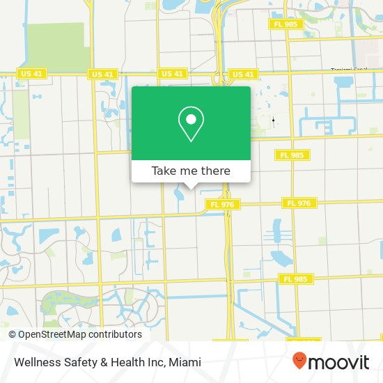 Mapa de Wellness Safety & Health Inc