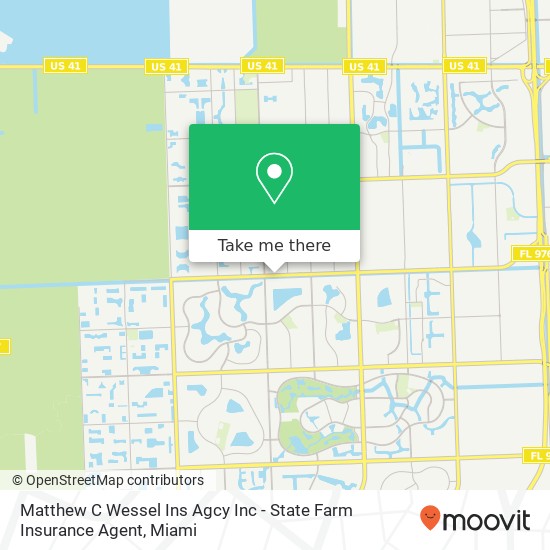 Mapa de Matthew C Wessel Ins Agcy Inc - State Farm Insurance Agent