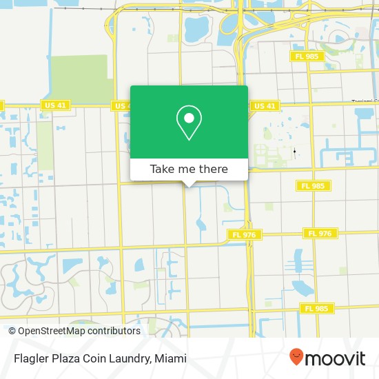 Mapa de Flagler Plaza Coin Laundry