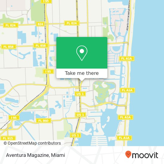 Aventura Magazine map