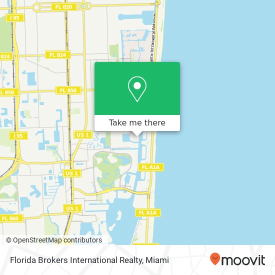 Mapa de Florida Brokers International Realty