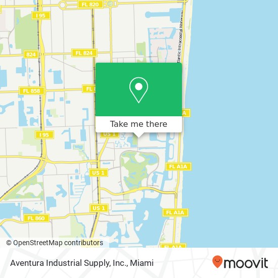 Aventura Industrial Supply, Inc. map