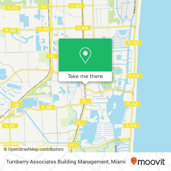 Mapa de Turnberry Associates Building Management