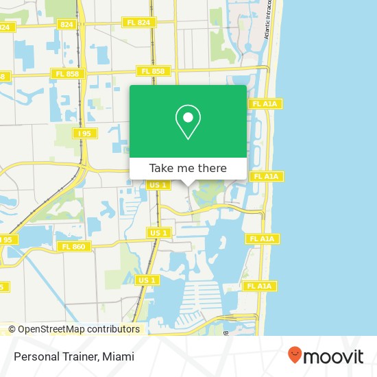 Personal Trainer map