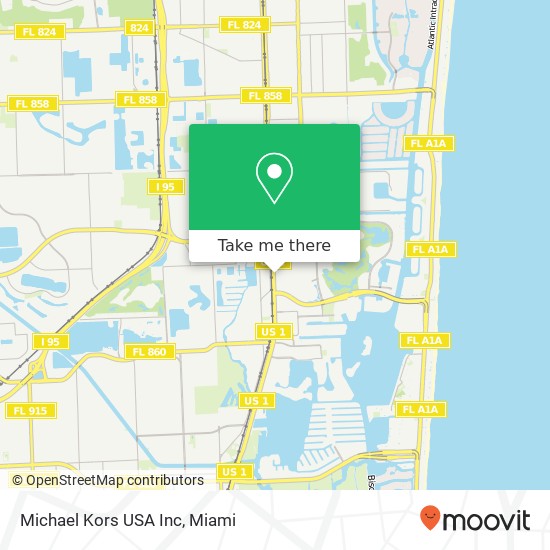 Michael Kors USA Inc map