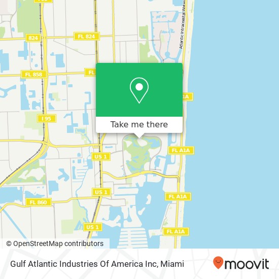 Gulf Atlantic Industries Of America Inc map