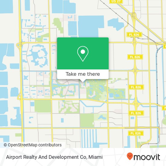 Mapa de Airport Realty And Development Co