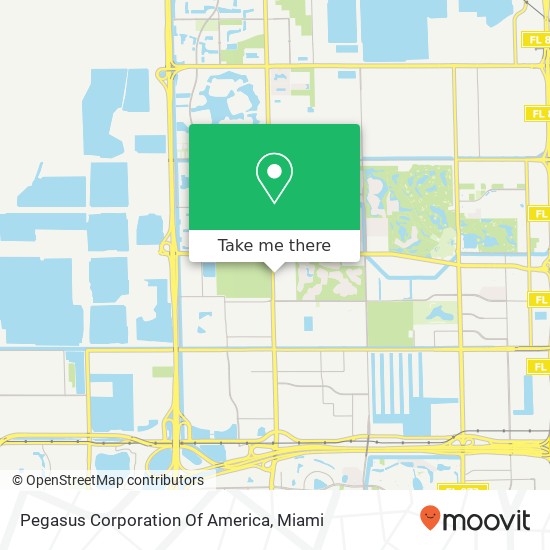 Mapa de Pegasus Corporation Of America