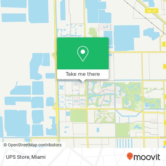 UPS Store map