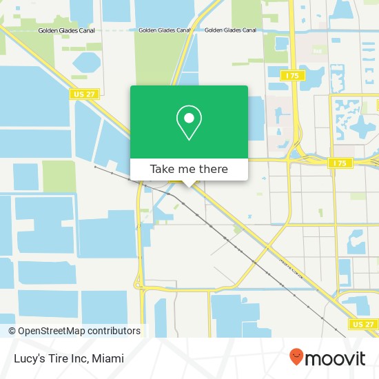 Lucy's Tire Inc map