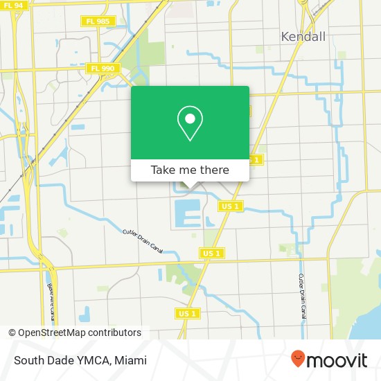 South Dade YMCA map