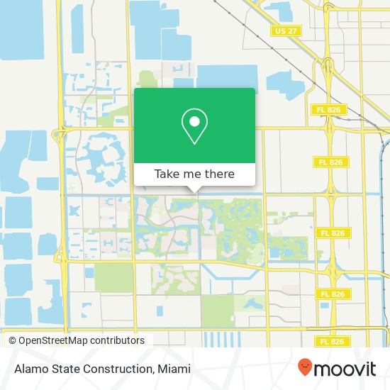 Mapa de Alamo State Construction
