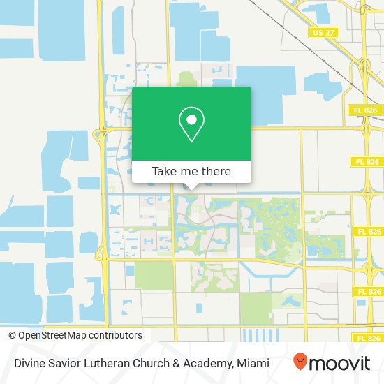 Divine Savior Lutheran Church & Academy map