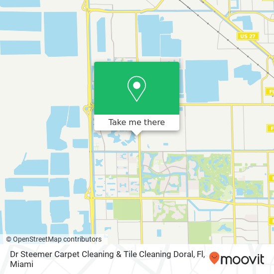 Dr Steemer Carpet Cleaning & Tile Cleaning Doral, Fl map