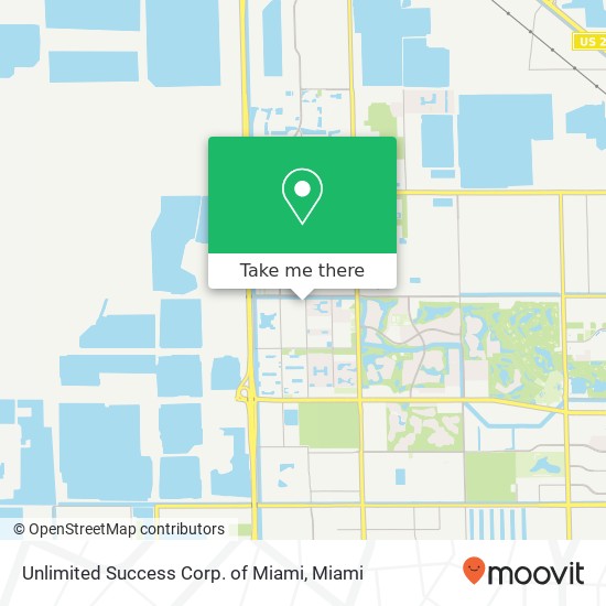 Unlimited Success Corp. of Miami map