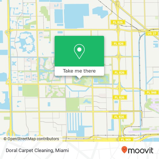 Doral Carpet Cleaning map