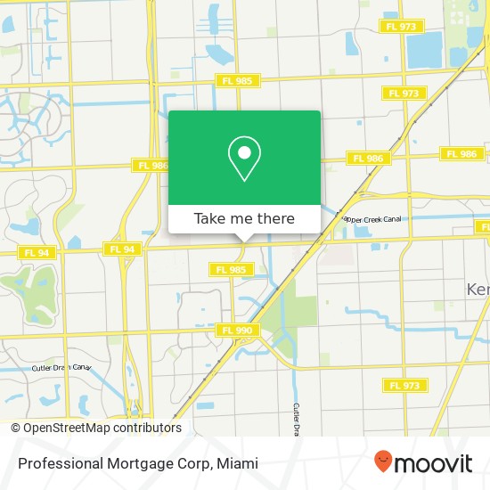 Professional Mortgage Corp map