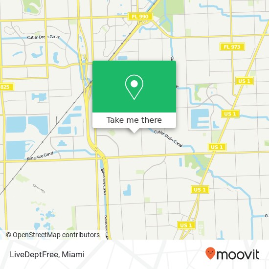 LiveDeptFree map