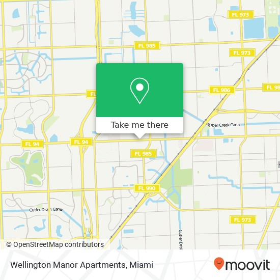 Wellington Manor Apartments map