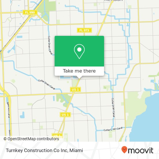 Mapa de Turnkey Construction Co Inc